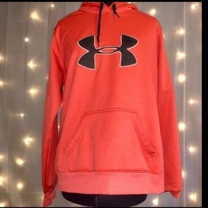 UNDER ARMOUR YOUTH HOODIE NEON PINK
